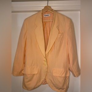 Vintage Peach Blazer | Medium